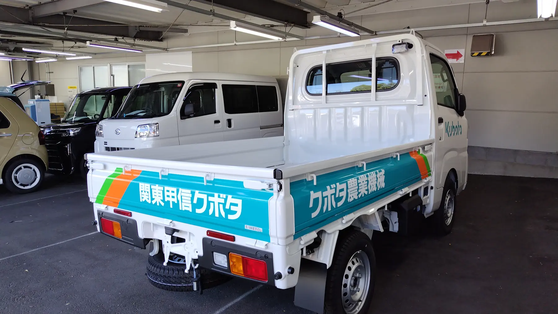 軽トラック車両マーキング - 有限会社コバヤシ商会の施工実績